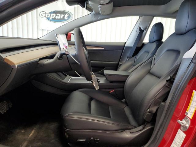  TESLA MODEL 3 2022 Czerwony