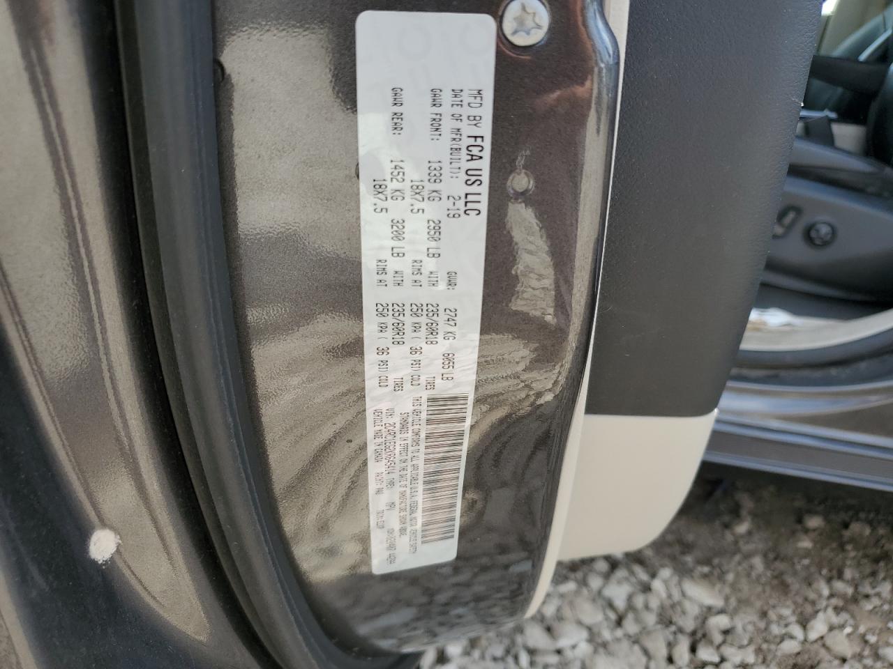 2019 Chrysler Pacifica Touring L Plus VIN: 2C4RC1EG2KR645414 Lot: 65052515