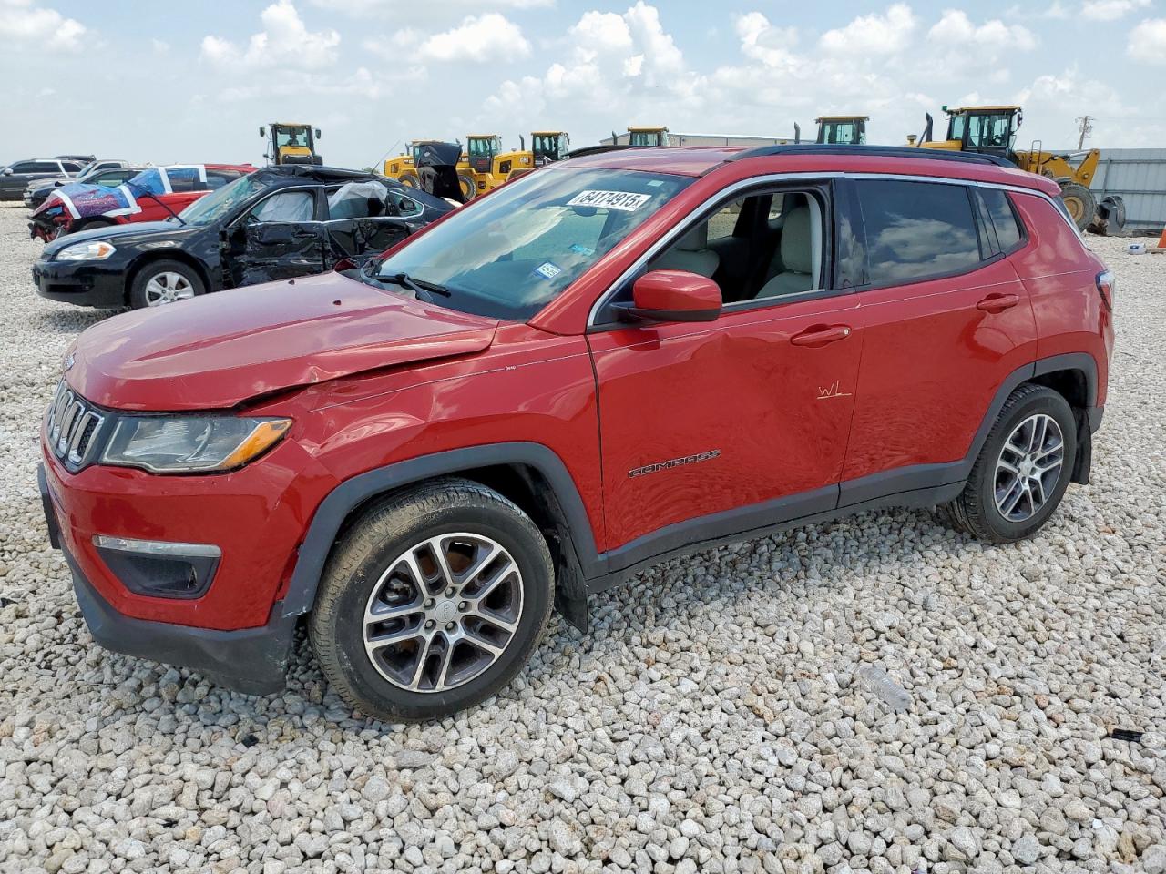 2018 Jeep Compass Latitude VIN: 3C4NJCBBXJT194592 Lot: 64174915