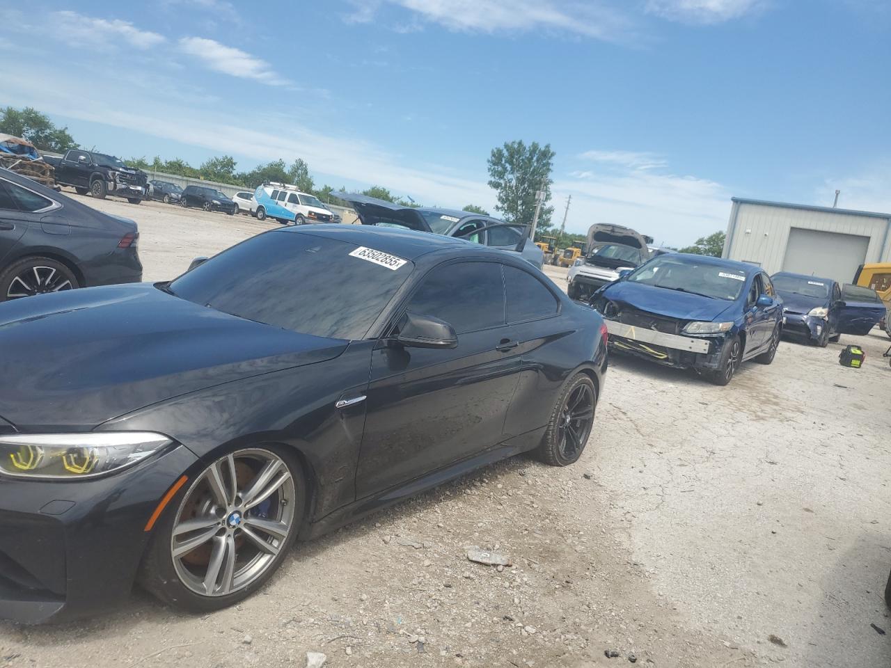 2018 BMW M2 black null gas WBS1J5C59J7B61988 photo #1