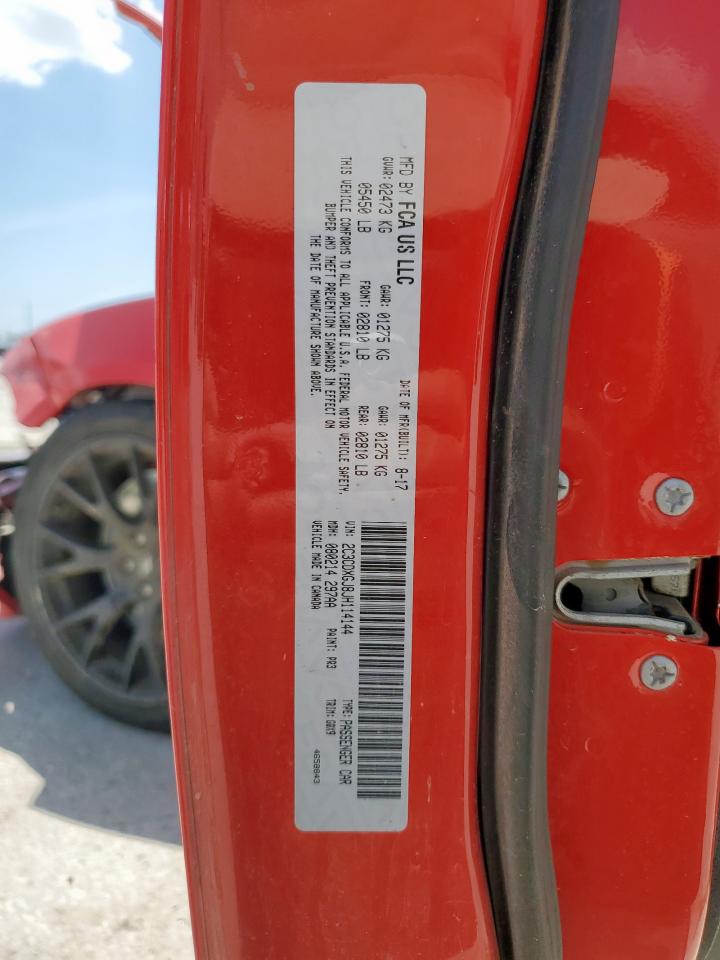 2018 Dodge Charger R/T 392 VIN: 2C3CDXGJ8JH114144 Lot: 65472015
