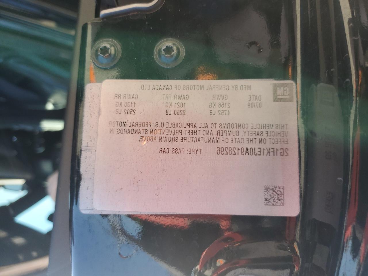 2010 Chevrolet Camaro Ss VIN: 2G1FK1EJ0A9128296 Lot: 66579165