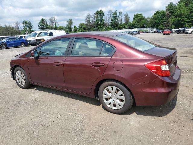  HONDA CIVIC 2012 Burgundy
