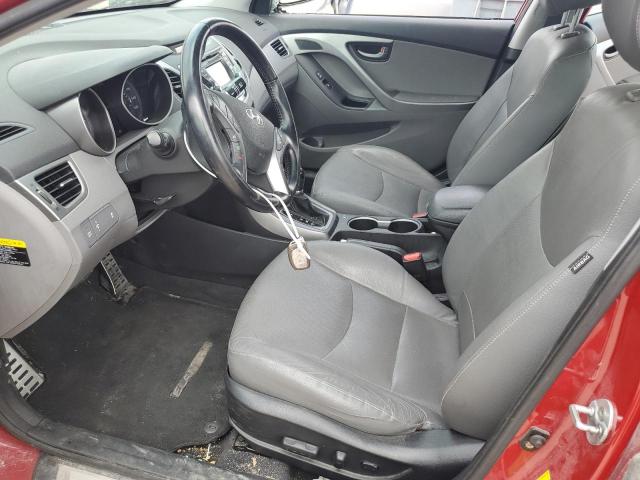  HYUNDAI ELANTRA 2014 Красный