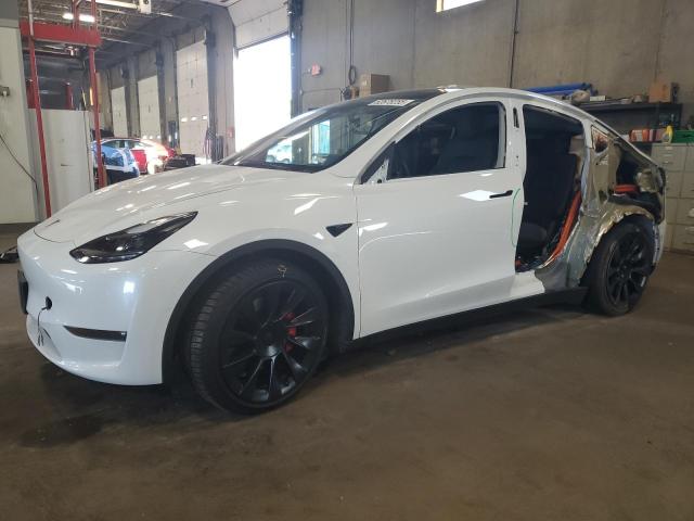  TESLA MODEL Y 2022 Biały