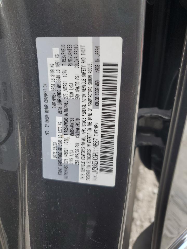 2024 Mazda Cx-90 Premium Plus VIN: JM3KKEHC9R1114687 Lot: 65416005