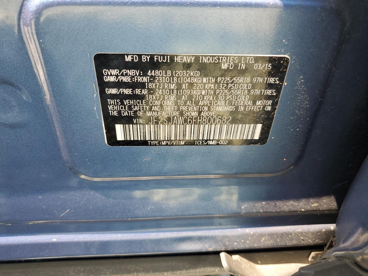 2006 Subaru Forester 2.5X VIN: JF1SG63636H738172 Lot: 63699395