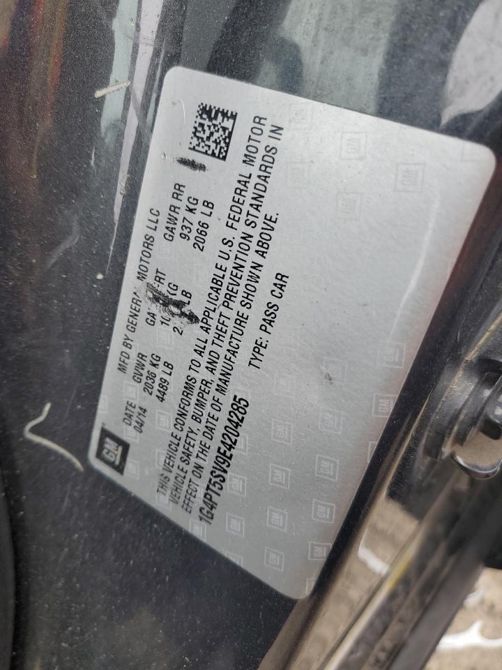 2014 Buick Verano Premium VIN: 1G4PT5SV9E4204285 Lot: 64776205