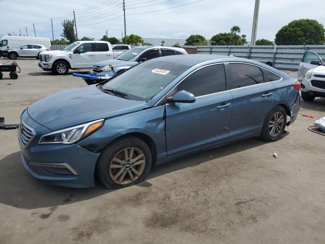 Sedans HYUNDAI SONATA 2015 Blue