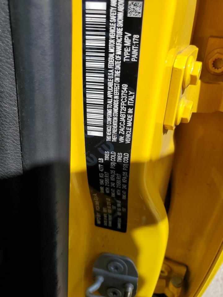 2015 Jeep Renegade Latitude VIN: ZACCJABT2FPC37549 Lot: 64139995