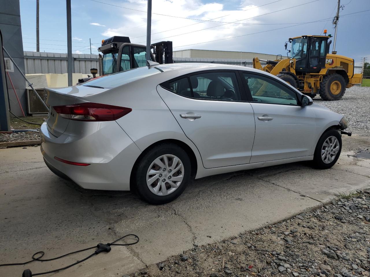 2017 Hyundai Elantra Se silver null gas 5NPD74LF9HH185989 photo #4