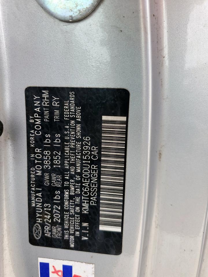 kmhtc6ae0du153926 KMHTC6AE0DU153926 2013 Hyundai Veloster Turbo
