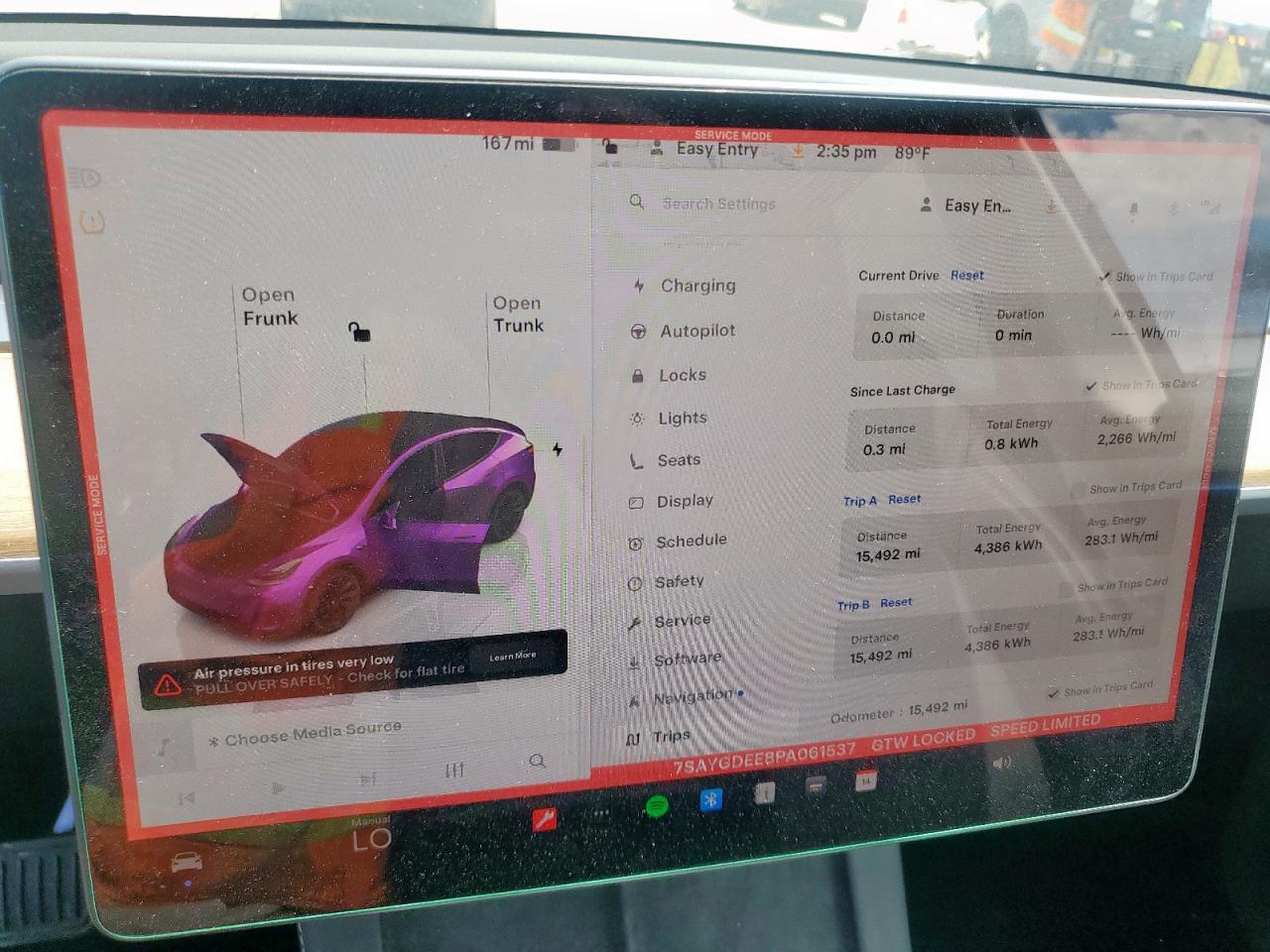 2023 Tesla Model Y VIN: 7SAYGDEE8PA061537 Lot: 64574465