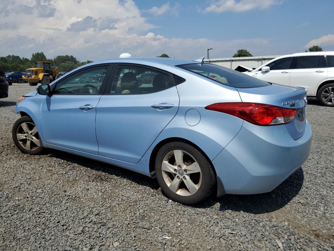 2013 Hyundai Elantra Gls blue null gas KMHDH4AE4DU604351 photo #3