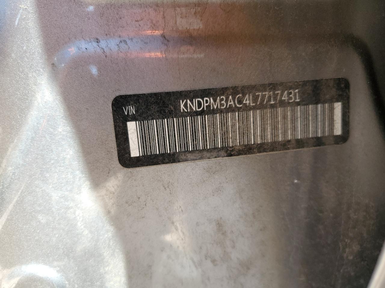2020 Kia Sportage Lx VIN: KNDPM3AC4L7717431 Lot: 64526245