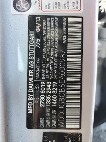 2014 MERCEDES-BENZ S 550  