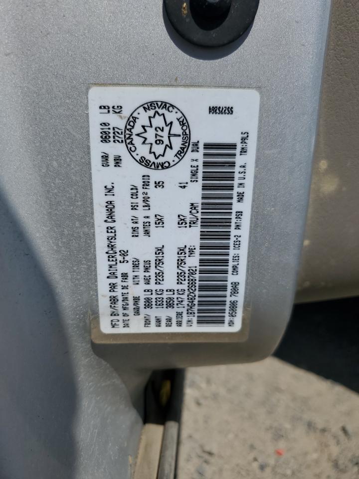 2002 Dodge Dakota Quad Slt VIN: 1B7HG48ZX2S687021 Lot: 66673135