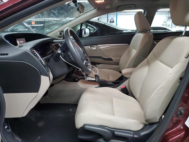  HONDA CIVIC 2015 Burgundy