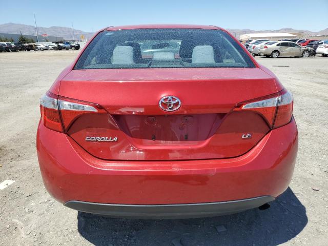 Sedans TOYOTA COROLLA 2016 Czerwony