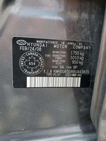 2008 HYUNDAI ELANTRA GL  