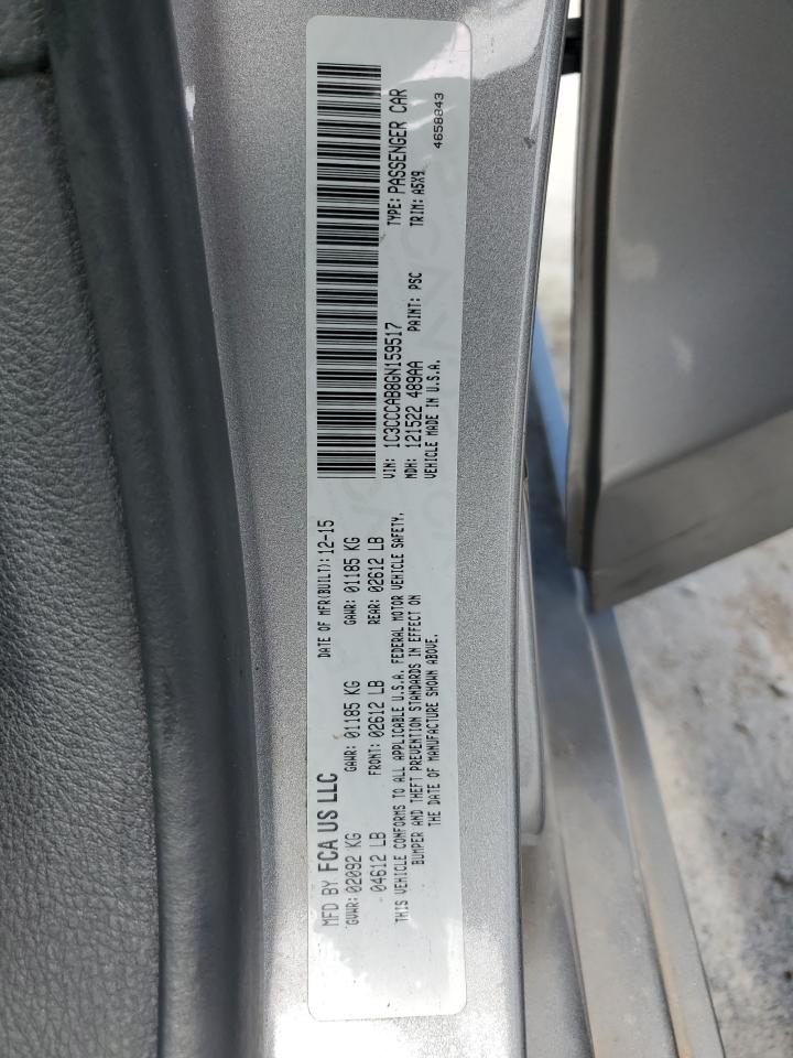2016 Chrysler 200 Limited VIN: 1C3CCCAB8GN159517 Lot: 64604365