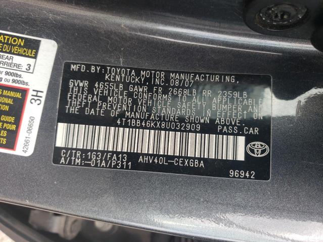2008 TOYOTA CAMRY HYBRID  