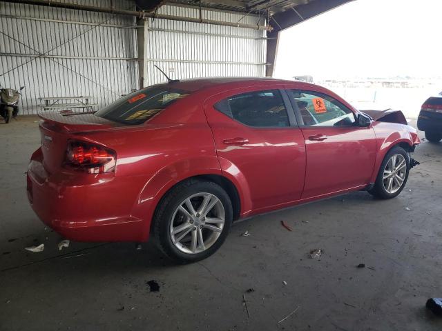  DODGE AVENGER 2012 Czerwony