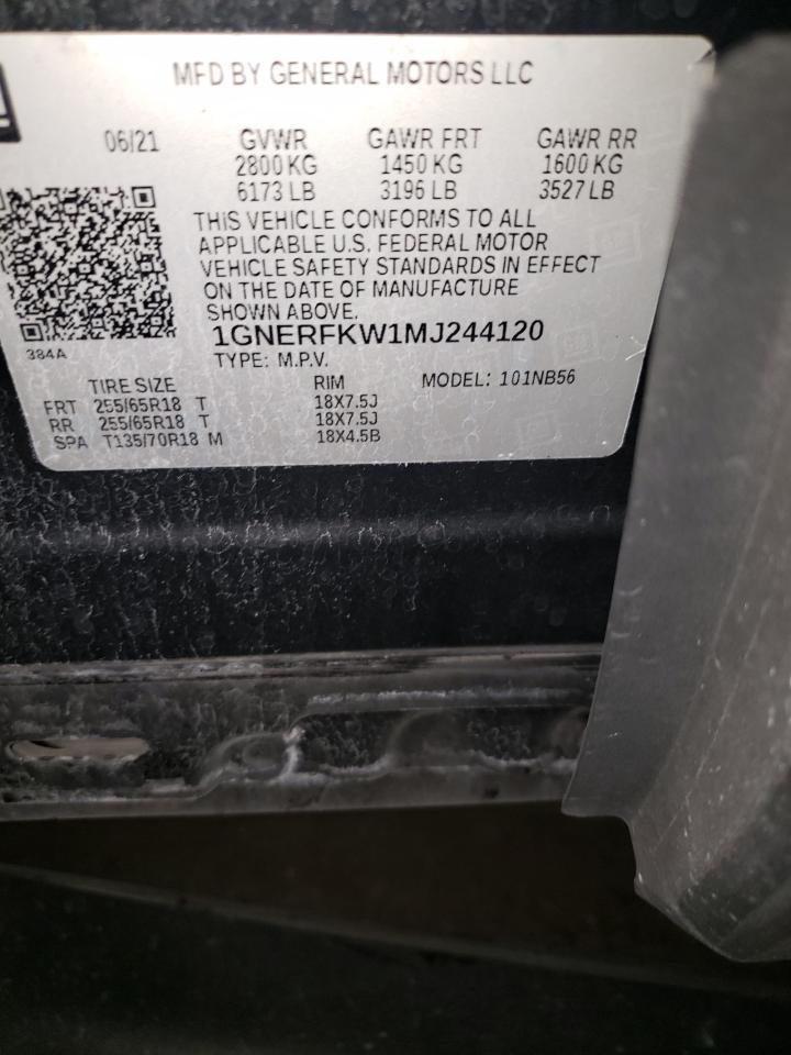 2021 Chevrolet Traverse Ls VIN: 1GNERFKW1MJ244120 Lot: 65485355