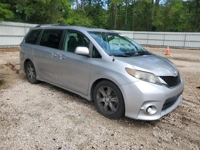  TOYOTA SIENNA 2012 Srebrny