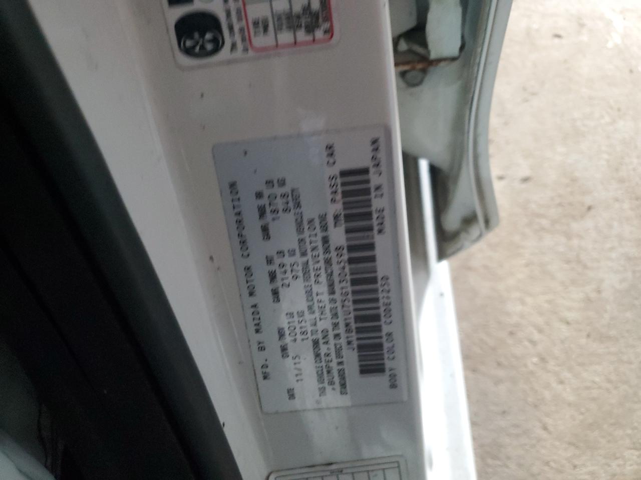 2016 Mazda 3 Sport VIN: JM1BM1U75G1304598 Lot: 64569975