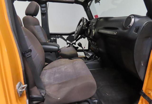 Parquets JEEP WRANGLER 2012 Pomarańczowy