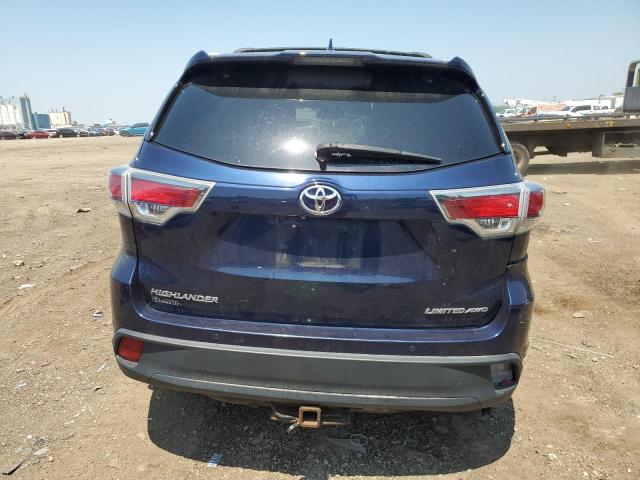  TOYOTA HIGHLANDER 2016 Granatowy