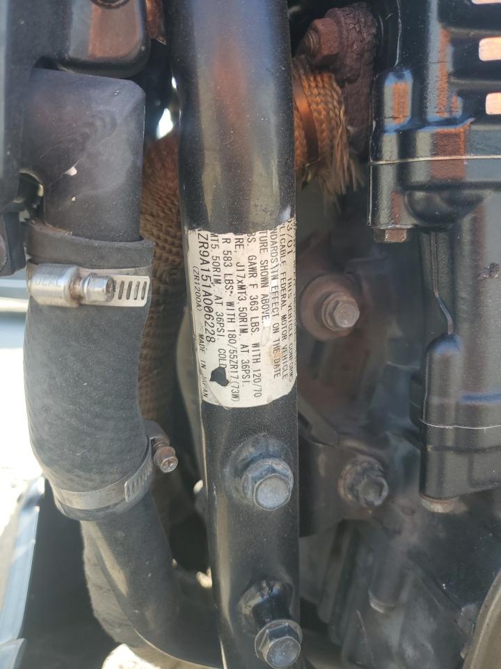 2001 Kawasaki Zr1200 A VIN: JKAZR9A151A006228 Lot: 66127605