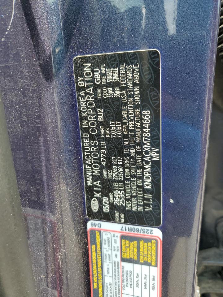 2021 Kia Sportage Lx VIN: KNDPMCACXM7844668 Lot: 64479345