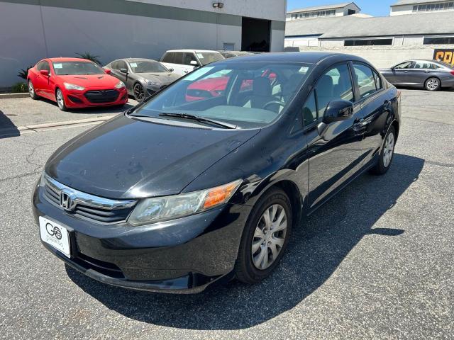 Sedans HONDA CIVIC 2012 Czarny