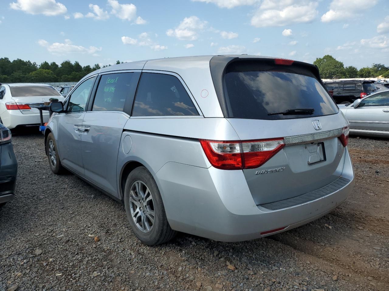 2012 Honda Odyssey Exl silver null gas 5FNRL5H60CB035177 photo #3