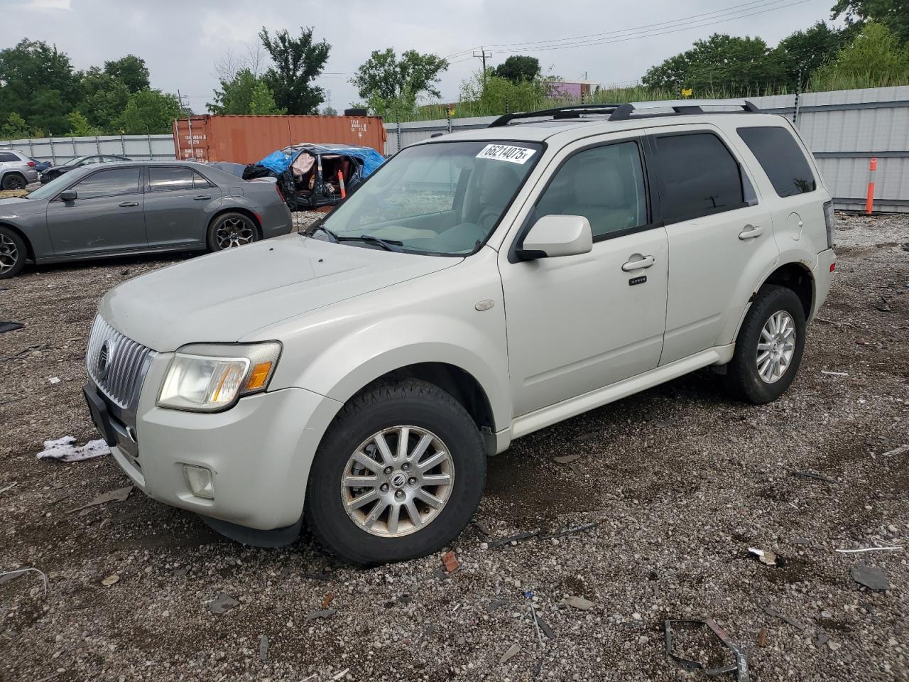 2009 Mercury Mariner Premier cream null gas 4M2CU87759KJ05048 photo #1