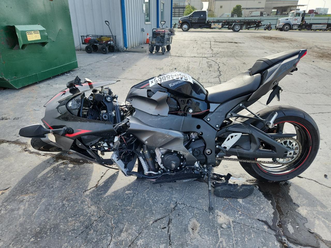 2022 Kawasaki Zx1002 L black null gas JKBZXVL18NA005782 photo #4