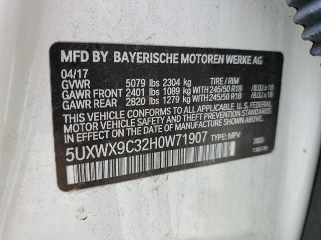 2017 BMW X3 XDRIVE28I  