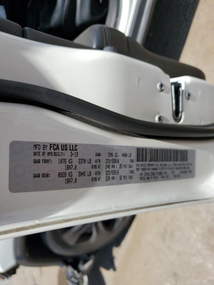 2019 Jeep Compass Latitude VIN: 3C4NJCBB6KT743089 Lot: 67261755