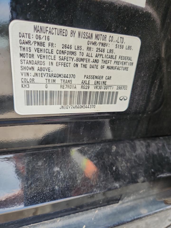 2016 Infiniti Q50 Premium VIN: JN1EV7AR4GM344370 Lot: 67101035