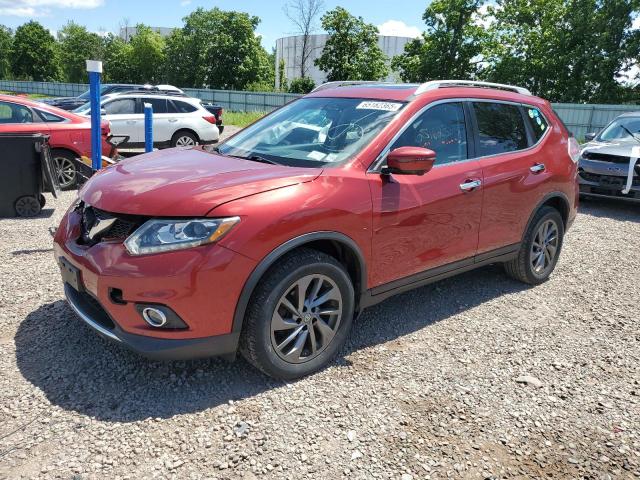  NISSAN ROGUE 2016 Czerwony