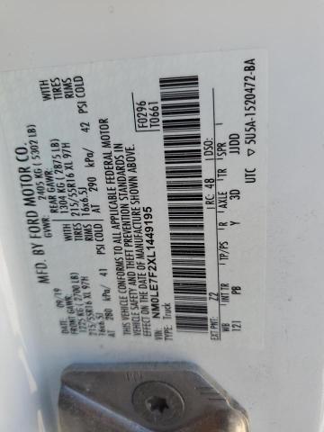 2020 FORD TRANSIT CONNECT XLT  