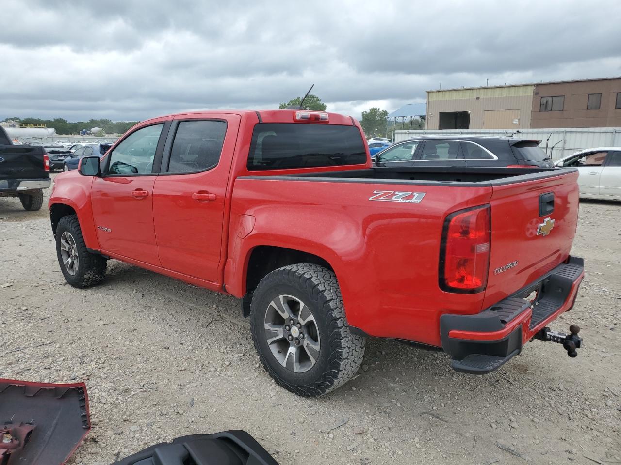 2015 Chevrolet Colorado Z71 red null gas 1GCGTCE37F1178419 photo #3
