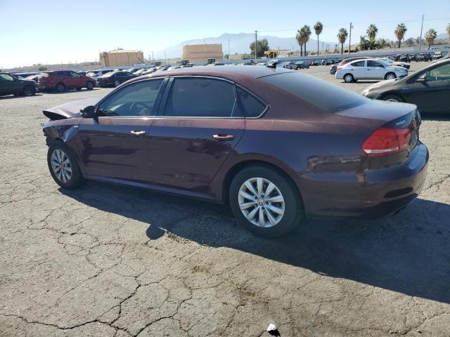  VOLKSWAGEN PASSAT 2014 Burgundy