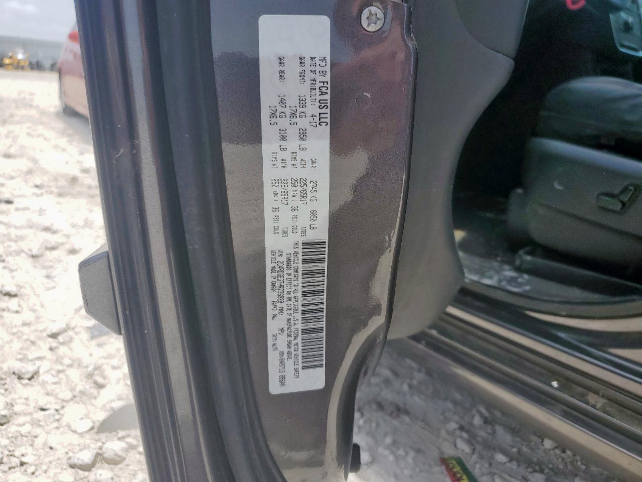 2017 Dodge Grand Caravan Gt VIN: 2C4RDGEG7HR736929 Lot: 90835795