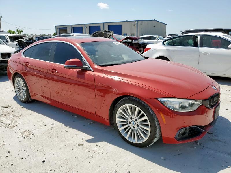  BMW 4 SERIES 2016 Czerwony