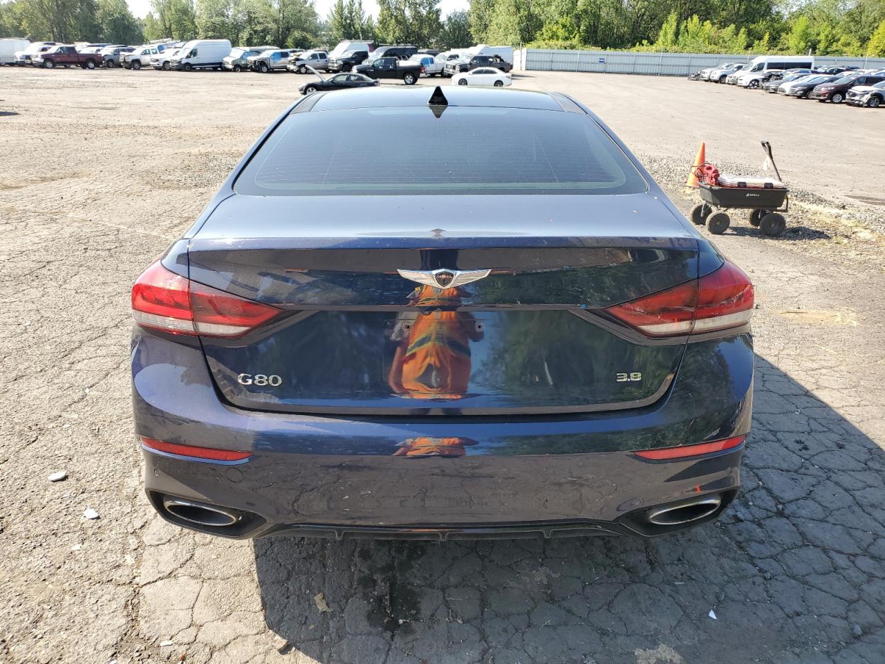 2019 Genesis G80 Base VIN: KMHGN4JE2KU296891 Lot: 65066775