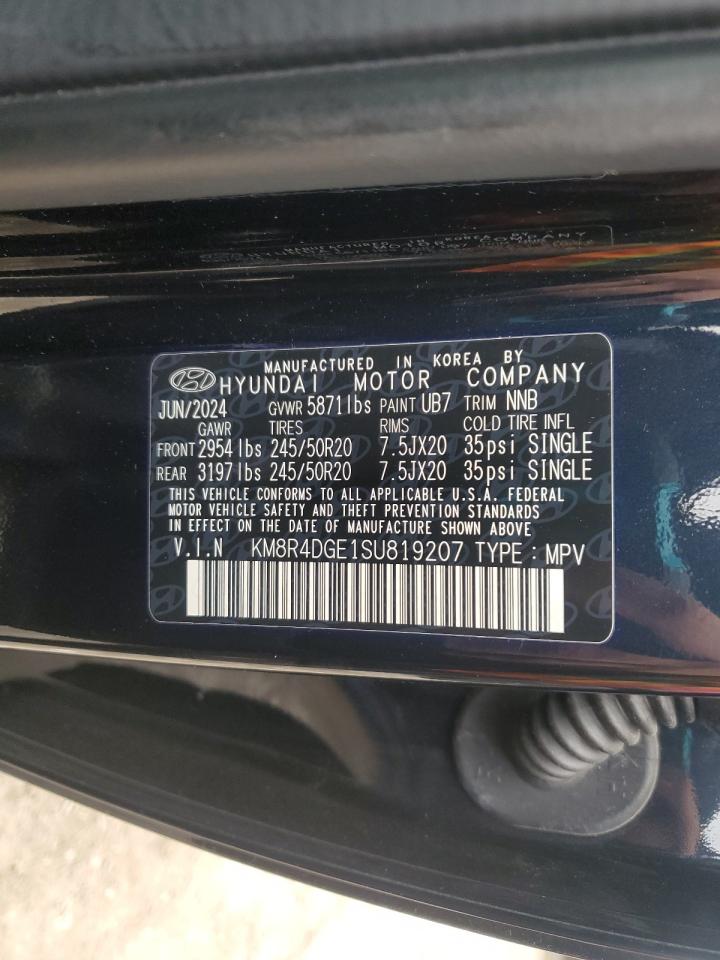 2025 Hyundai Palisade Sel Premium VIN: KM8R4DGE1SU819207 Lot: 65942305