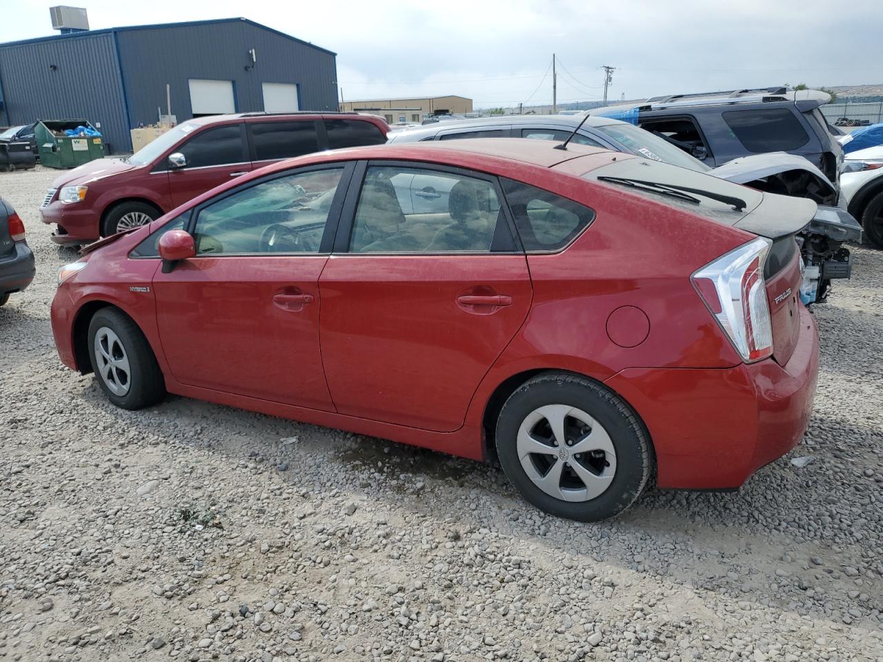 2013 Toyota Prius red null hybrid JTDKN3DU9D5593228 photo #3